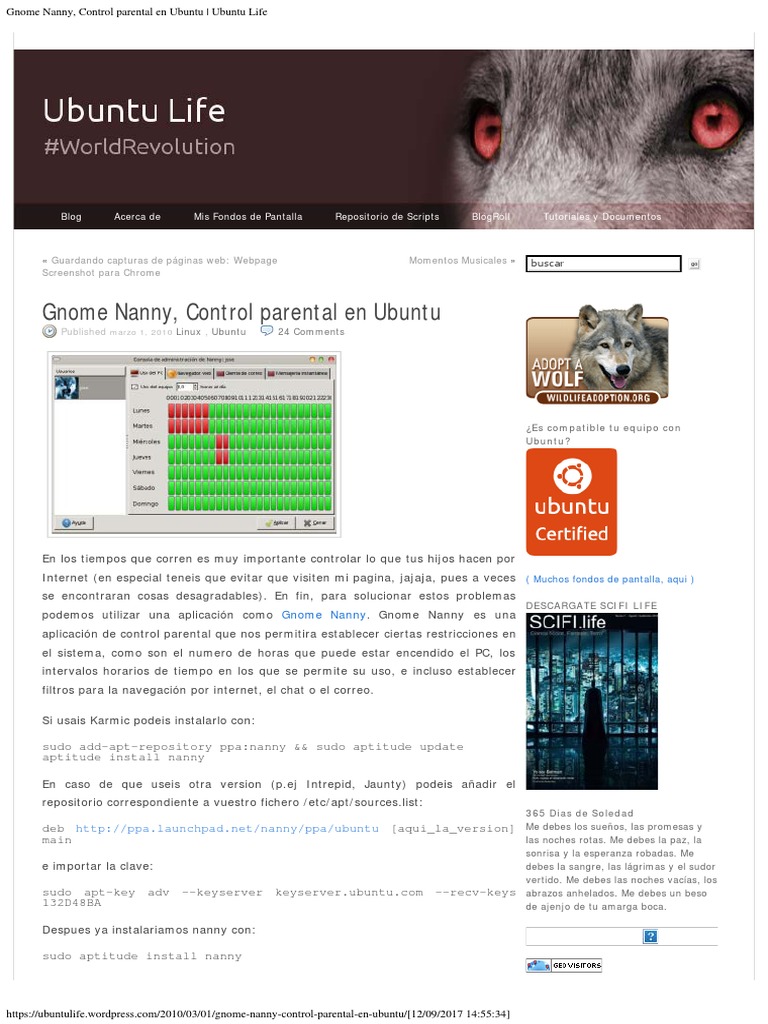 Ubuntu Nanny Parental Control | Controle Parental Linux Gratuit – PWMV