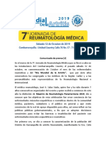 Prensa Artículo de la 7a Jornada Médica (2)  oct 10 de 2019