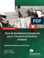 Plano de emergência para transporte de produtos perigosos