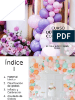 Curso básico de decoración con globos