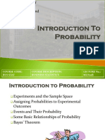 Institute of Accounts Business and Finance Course Probability