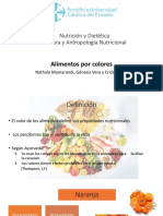 Alimentos por colores