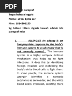 Mencari Ide Paragraf Tugas Bahasa Inggris Nama: Weni Epita Sari Nim: 1814201150 Yg Tulisan Hitam Digaris Bawah Adalah Ide Paragraf Miss