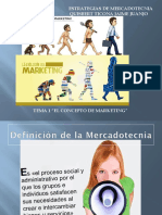 Capitulo 1 El Concepto de Marketing 2020 Diapositivas PDF