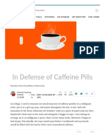 Why Caffeine Pills Are Better Than Coffee