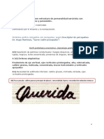Grafismo Compatible Con La Estructura de La Personalidad Narcisista Con Componentes Obsesivos y Paranoide PDF