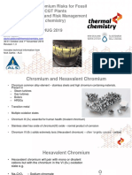 Hexavalent Chromium Risks For Fossil and CCGT Plants Sources, Sinks, and Risk Management (Plus Chemistry) ABHUG 2019