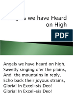 Angels We Have Heard On High