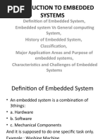 Introduction To Embedded Systems