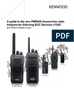 A Guide To The New PMR446 License-Free Radio Frequencies Following ECC Decision (15) 05