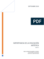 Importancia de La E. Artístca PDF