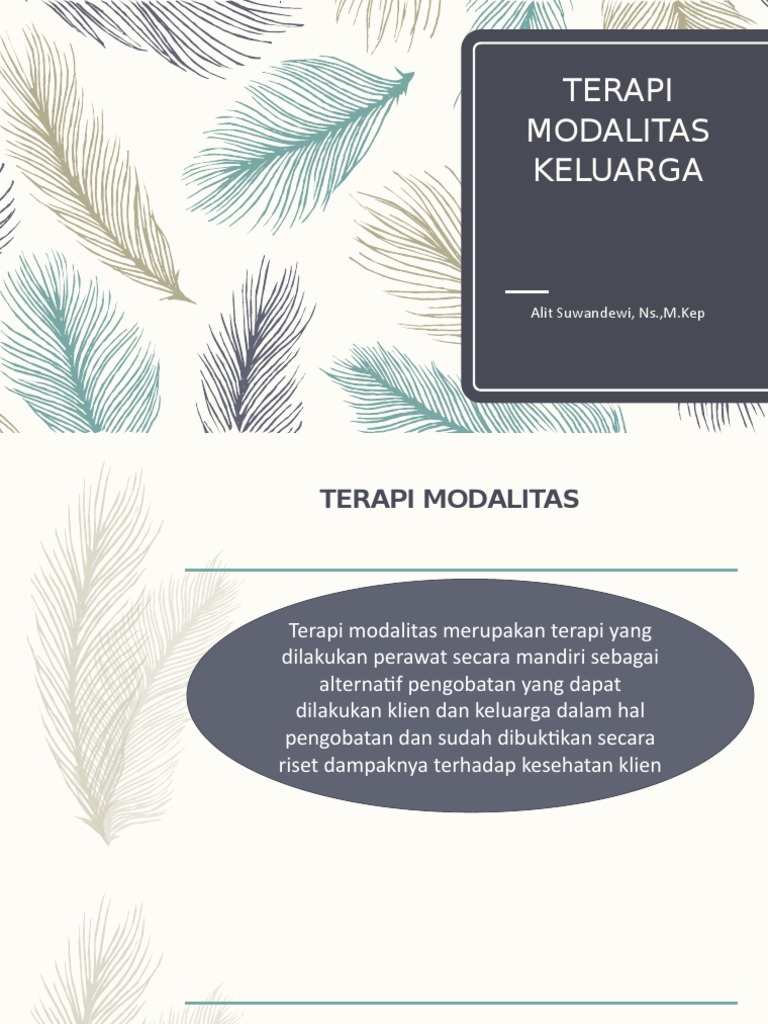 Terapi Modalitas Keluarga untuk Kesehatan | PDF