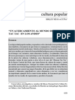 Un Acercamiento Al Mundo Del Human Tac Tac en Los Andes - Sirley Ríos Acuña