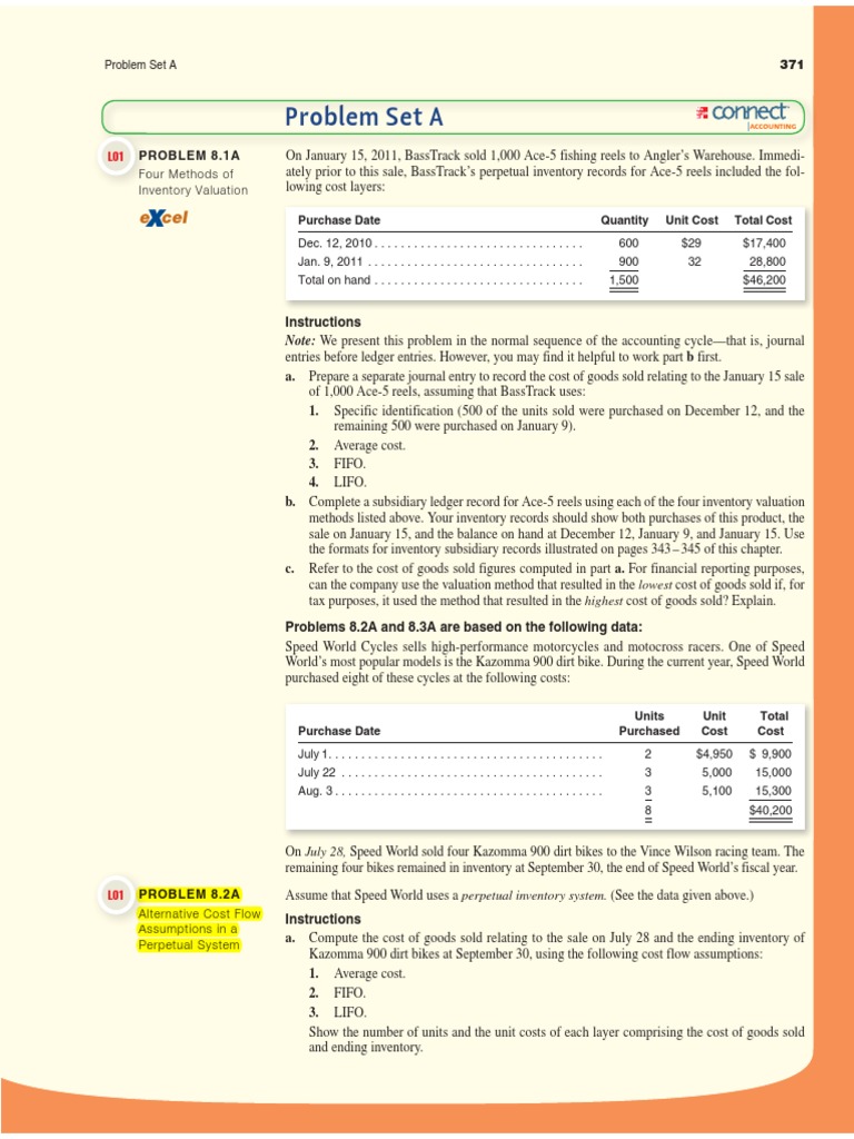 Assgmt Cost Flow Assumption PDF Cost Of Goods Sold Inventory