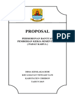 Proposal Padat Karya 2015