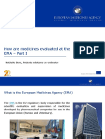 Presentation How Are Medicines Evaluated European Medicines Agency Part 1 - en