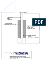 Augured Hole Length 10 Feet With 100 To 150 MM