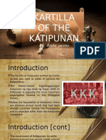 Kartilla of The Katipunan: BY: Emilio Jacinto