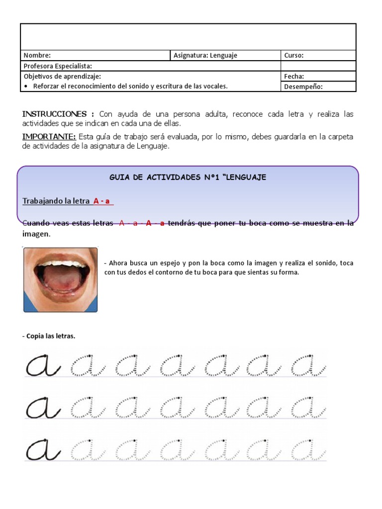 Actividades de Vocales para Niños | PDF | Gatos