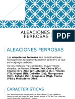 Aleaciones Ferrosas