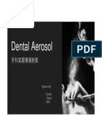 Dental Aerosol With Disclaimer Slide