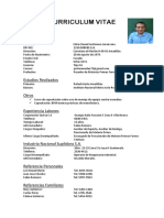 Curriculum Vitae Daniel Justiniano