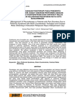 Penatalaksanaan Fisioterapi Pada Penderita Gangguan Nyeri Akibat Sindrom Piriformis Dengan Teknik Strain Counterstrain Dan Contract Relax Stretching