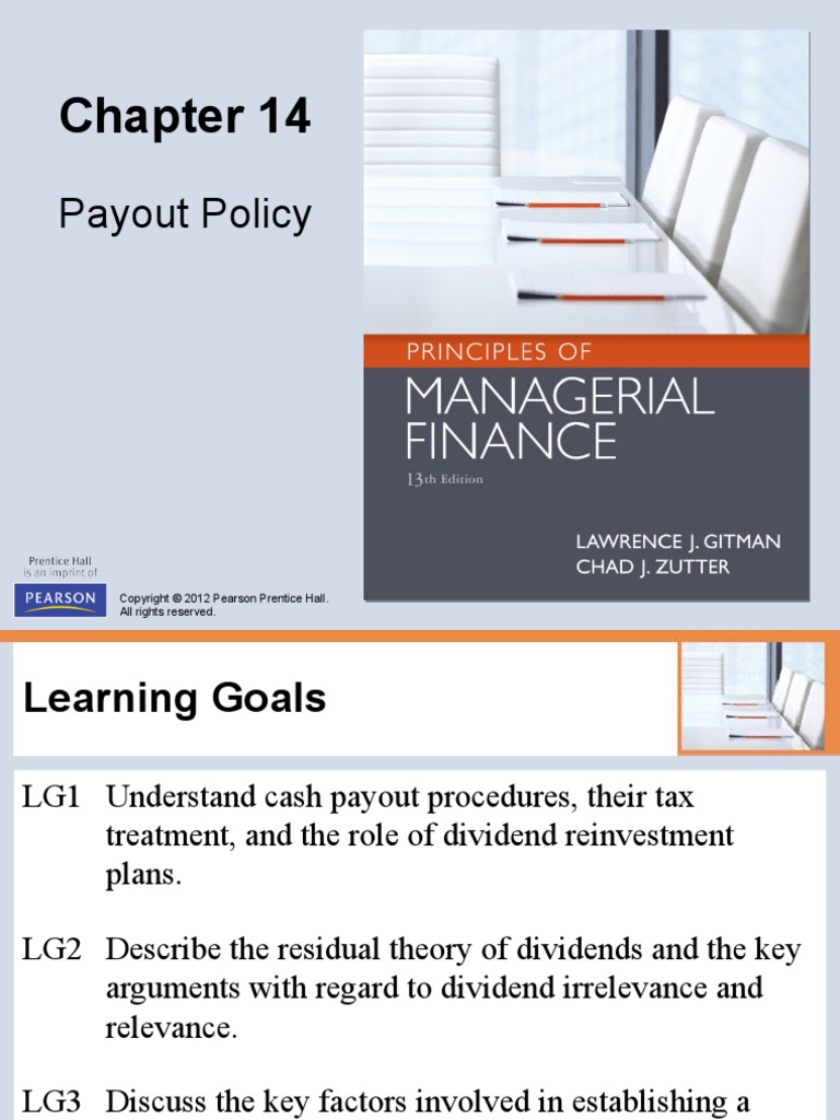 Payout Policy Revised | PDF | Share Repurchase | Dividend