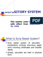 DEPOSITORY SYSTEM