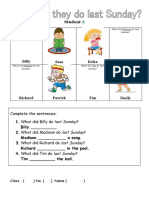 Past Tense Information Gap Final