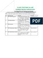 2.1.2.5. Ketersediaan Info TTG Fasilitas Rujukan, MOU, Dengan Tempat Rujukan