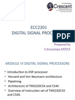 ECC2201 Digital Signal Processing: Prepared by S.Anusooya, AP/ECE