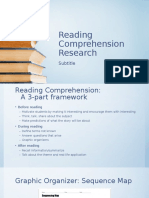 Reading Comprehension Research