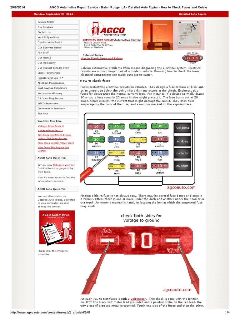 AGCO Automotive Repair Service - Baton Rouge, LA - Detailed Auto Topics -  What Causes Fuel Pumps to Fail