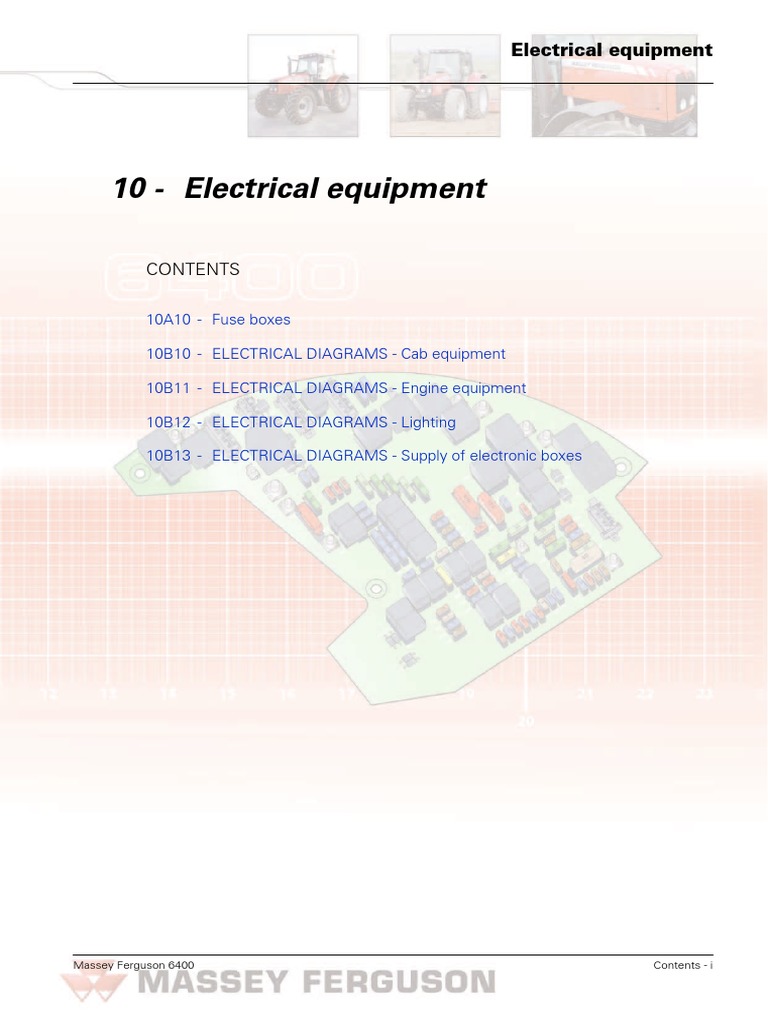 MF6400 WSM 10 en PDF PDF Throttle Fuse (Electrical)