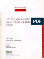 Lloyds Bank IFRC - Prospective Franchisees Sep 1995 - Franchising in Britain Series