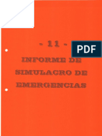 11 - Informe de Simulacro de Emergencia