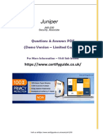 Juniper: Questions & Answers PDF (Demo Version - Limited Content)