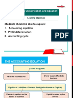 Accounting Equation and Profit Determination