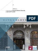 Revizijsko Poročilo: Banka Sloveniije