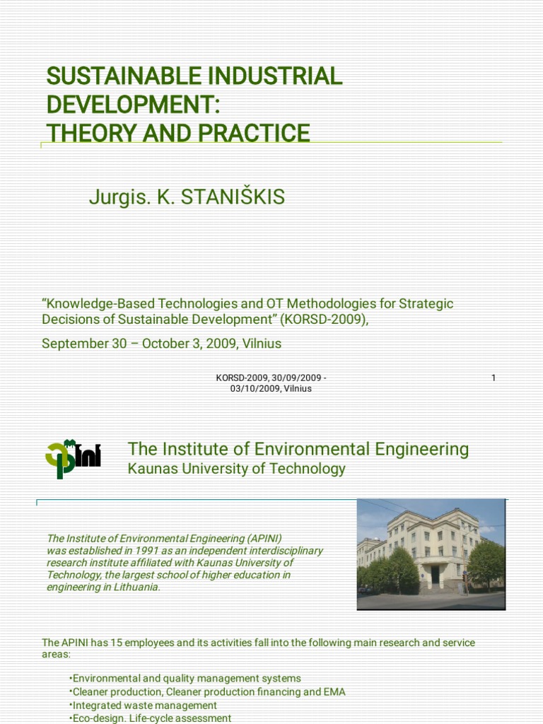 Sustainable Industrial Development Insights | PDF | Lithuania ...