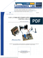 0-30 VDC Stabilized Power Supply With Current Control 0.002-3 A