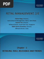 Chapter 1 Retailing Role Relevance Trends