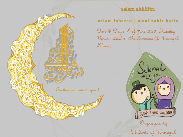 My Hari Raya Poster Design (2) | PDF | Social Science