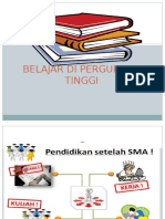 Belajar Di Perguruan Tinggi