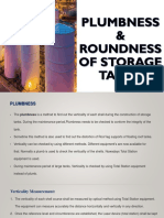 Plumbness & Roundness of Storage Tanks