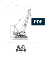 XGC75 Crawler Crane Outline Dimensions PDF