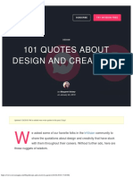 101 Quotes About Design and Creativity