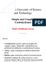 2-Simple and Complex Carbohydrates Lec 3