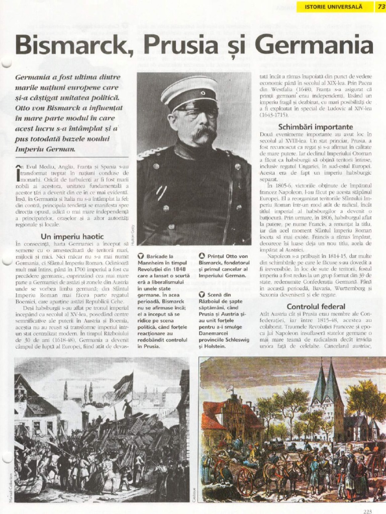 Bismarck Prusia Si Germania Pdf